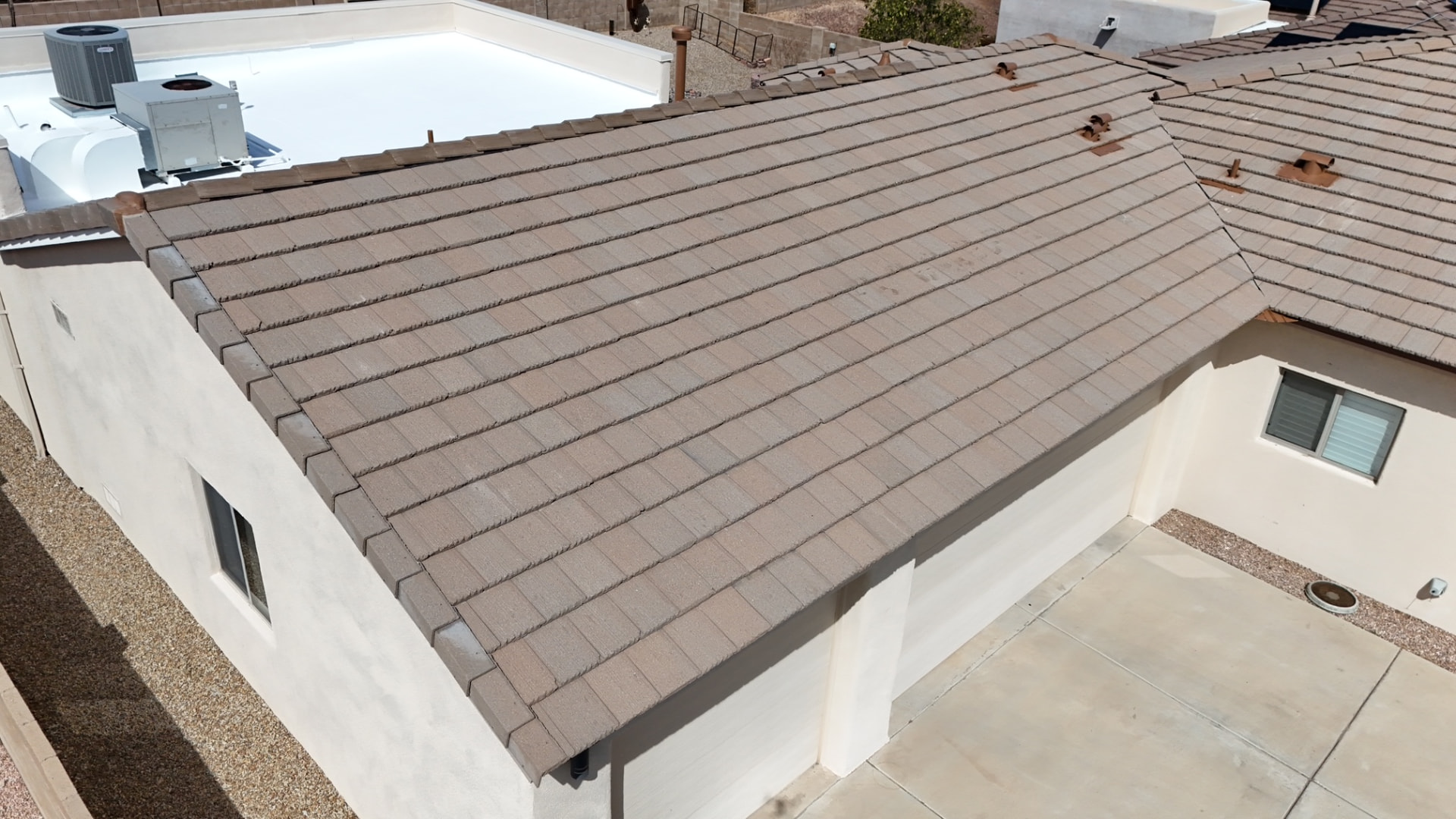 Dark Grey Tile Roof System, Tile roofing project by Rob's Roofing & Remodeling