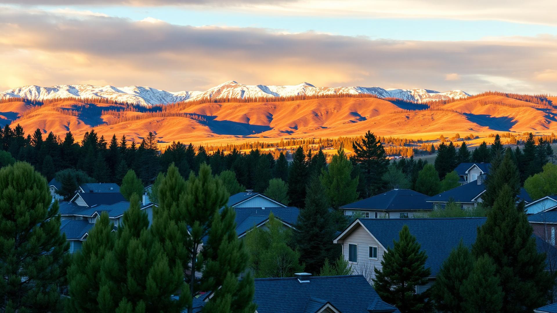 Boise Idaho mountain landscape