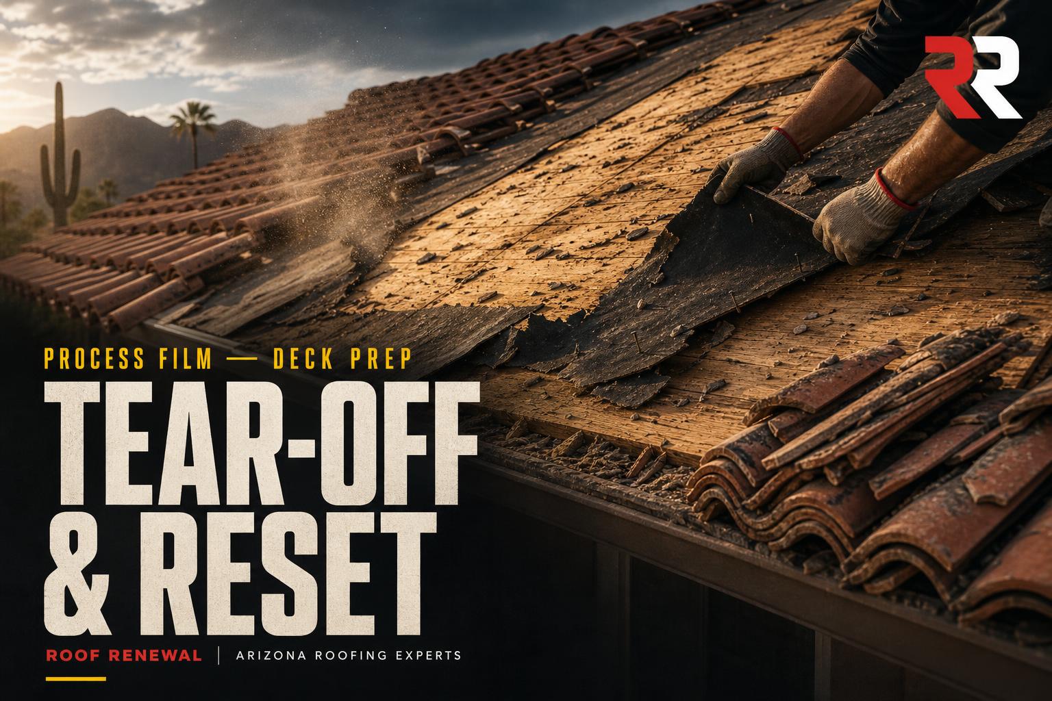 Tile Tear-Off, Deck Prep & Reset